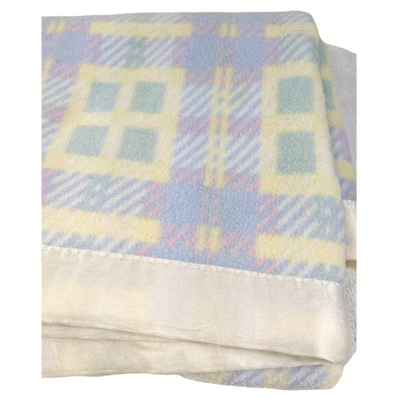 Dundee One Size Pink, Blue Polyester Colored Baby Blanket 7i - Picture 2 of 5